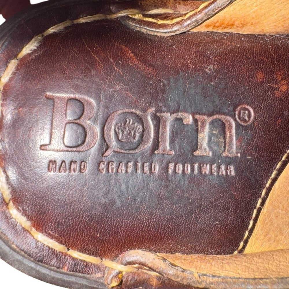 Børn Women Size 9M Red Wool Southwestern Aztec Clogs Leather Trim Comfort Shoes - Picture 5 of 6